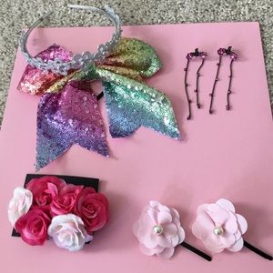 Pinks and Roses 🌹 Girls Hair Set